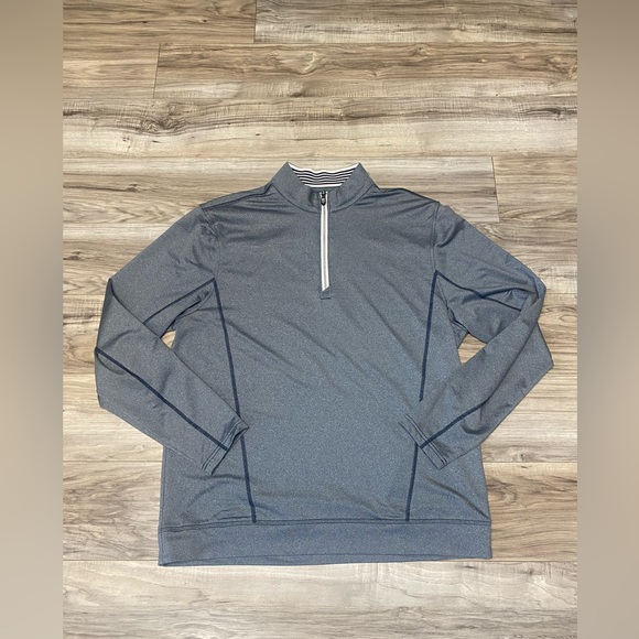 Cutter & Buck Other - Cutter & Buck Men’s CB DryTec Cotton Navy Blue Quarter Zip Size Large Golf